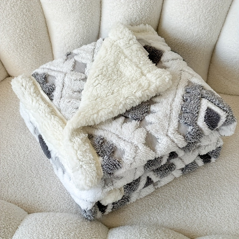 Thickened Double Layer Taffeta Hollow Casual Blanket, Available in 88 Countries