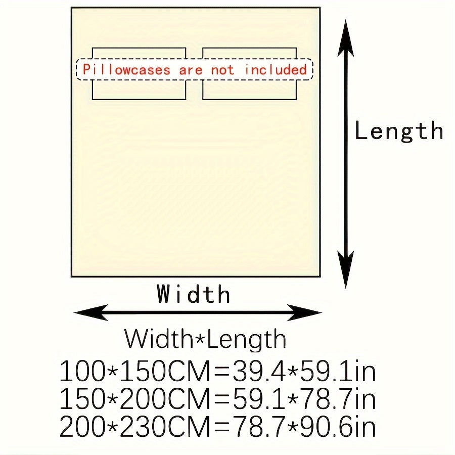 Luxurious Vintage-Inspired Double-Layer Thick Bed Blanket - Soft, Plush Fleece with Taffeta Velvet & Imitative