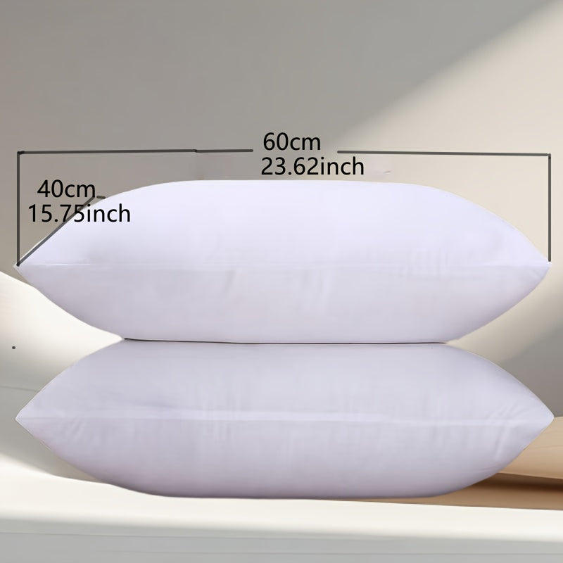 1-Pack Heavy-Duty Support Pillow Core - Ultra-Soft Fluffy Bed Pillow with Zipper Closure, All-Season Cushion for Home